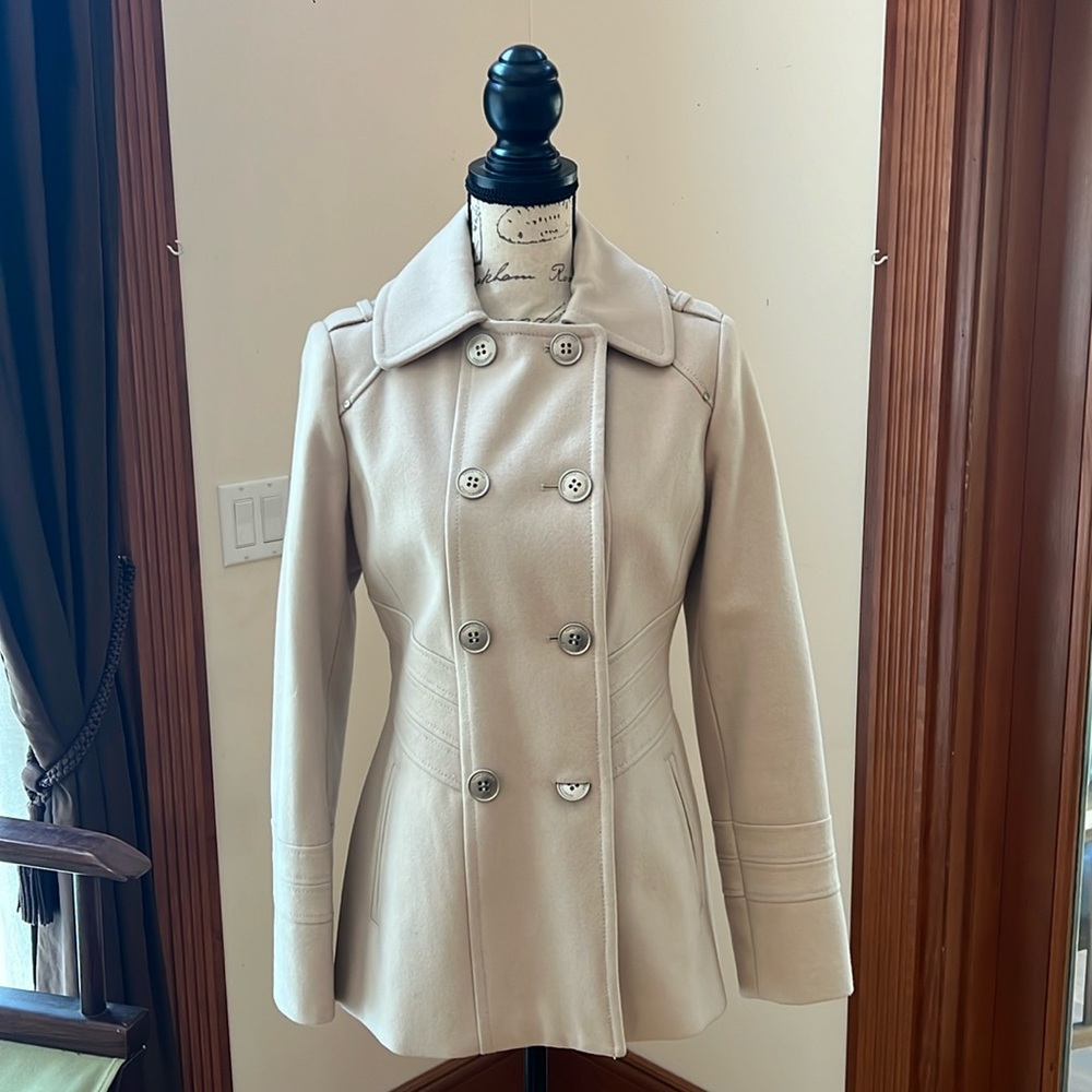 Kenneth Cole New York Like New Women’s Peacoat – Size 4 - Picture 6 of 11